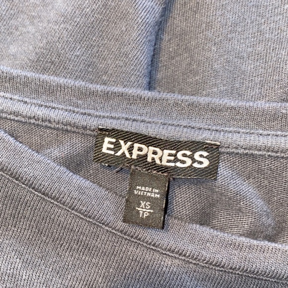 Gray Ruffled Blouse - Picture 3 of 3